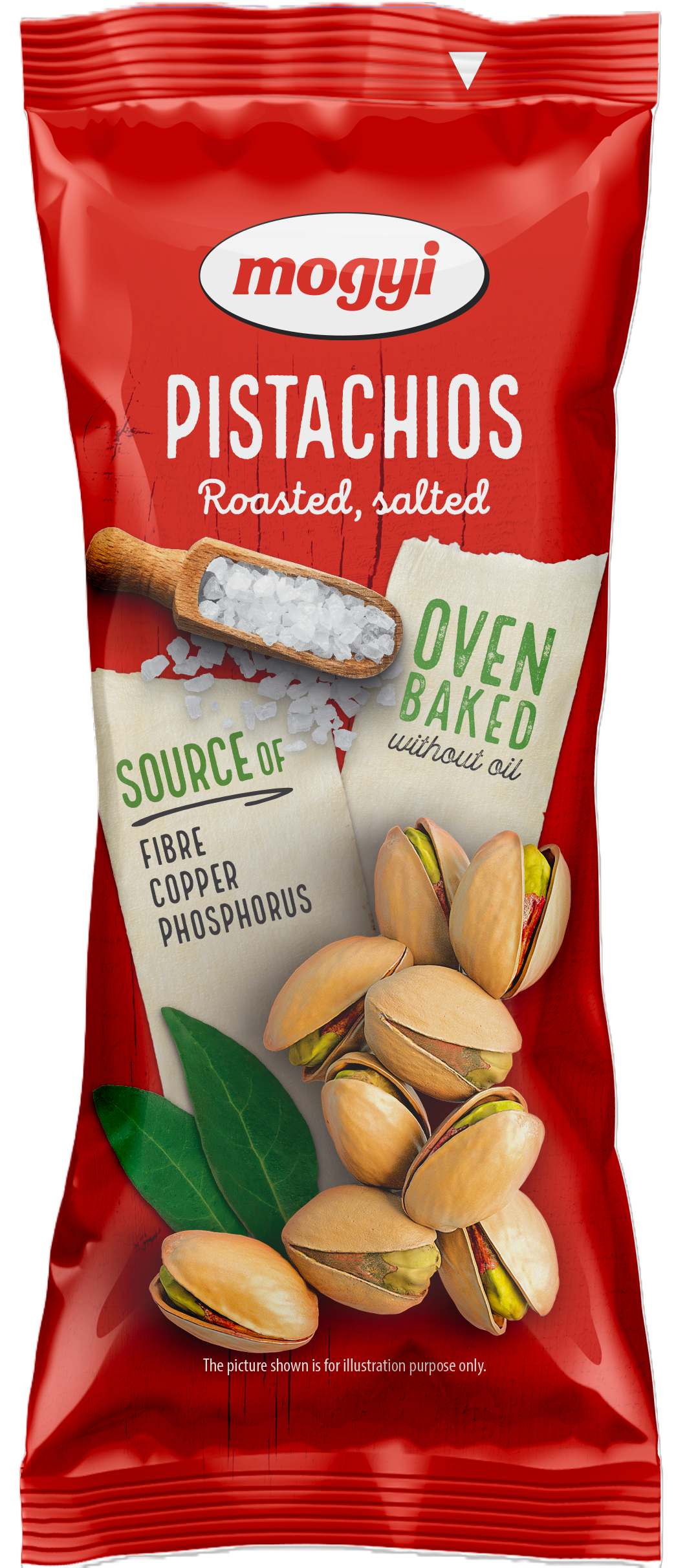 Фісташки смажені Mogyi підсолені 60 г (10013)