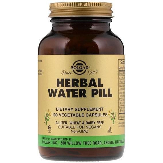 Урологічний препарат Solgar Herbal Water Pill 100 Veg Caps