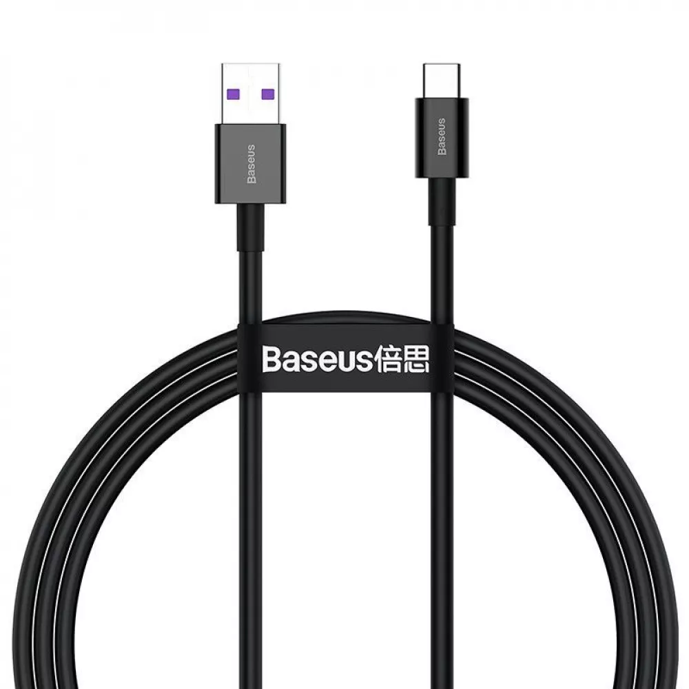 Кабель Baseus Superior Series Fast Charging Type-C 66 Вт 1 м Black (9754524) - фото 1