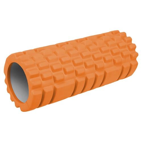 Роллер массажный цилиндр ролик МФР Grid Combi Roller EVA SP-Sport FI-5846 13х32 см Оранжевый (31492742)