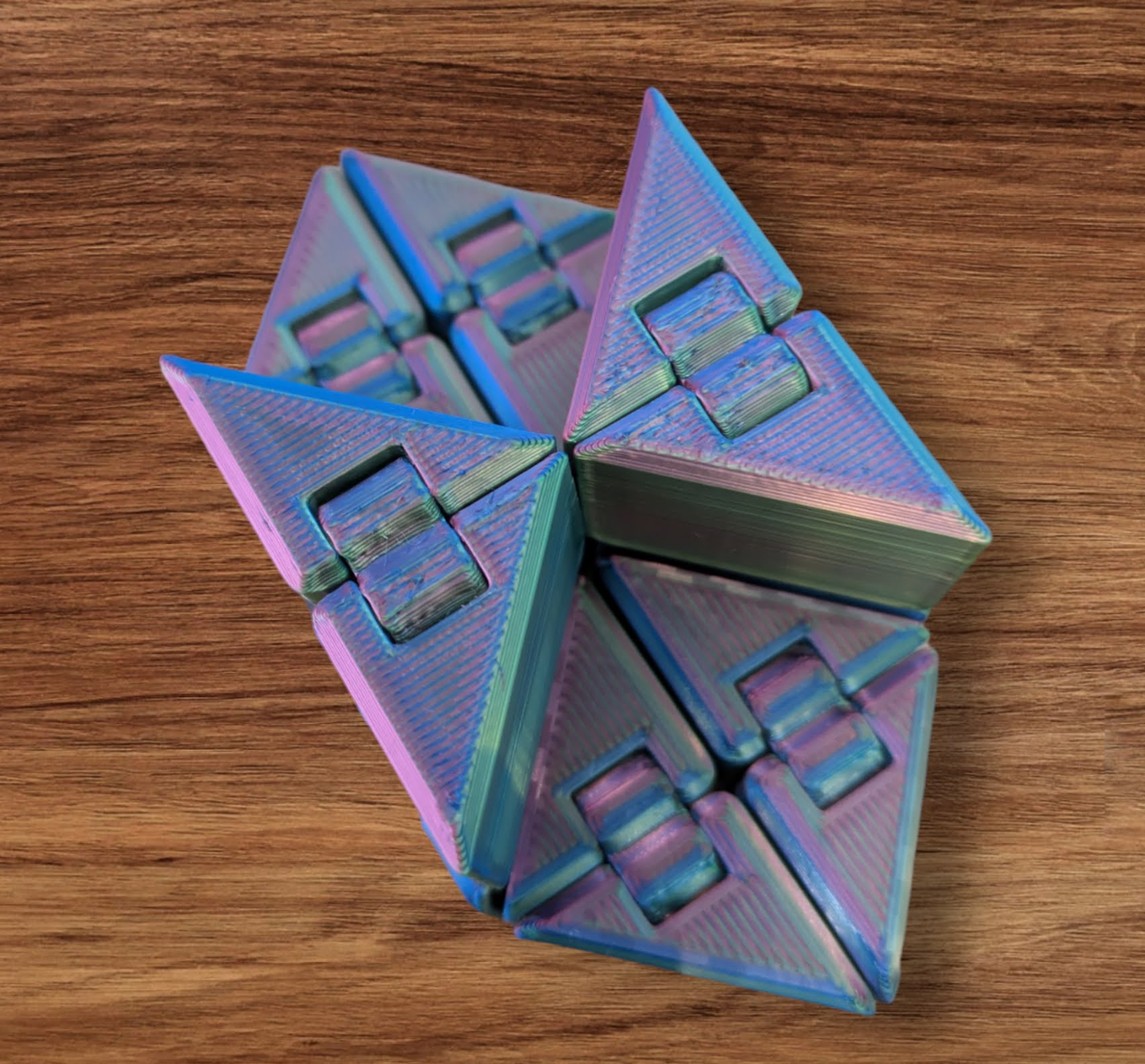 Головоломка-трансформер Crazy Cube Puzzle No Just Another Fidget Cube 8 см 3D-печать Головоломка-трансформер Crazy Cube Puzzle No Just Another Fidget Cube 8 см 3D-печать