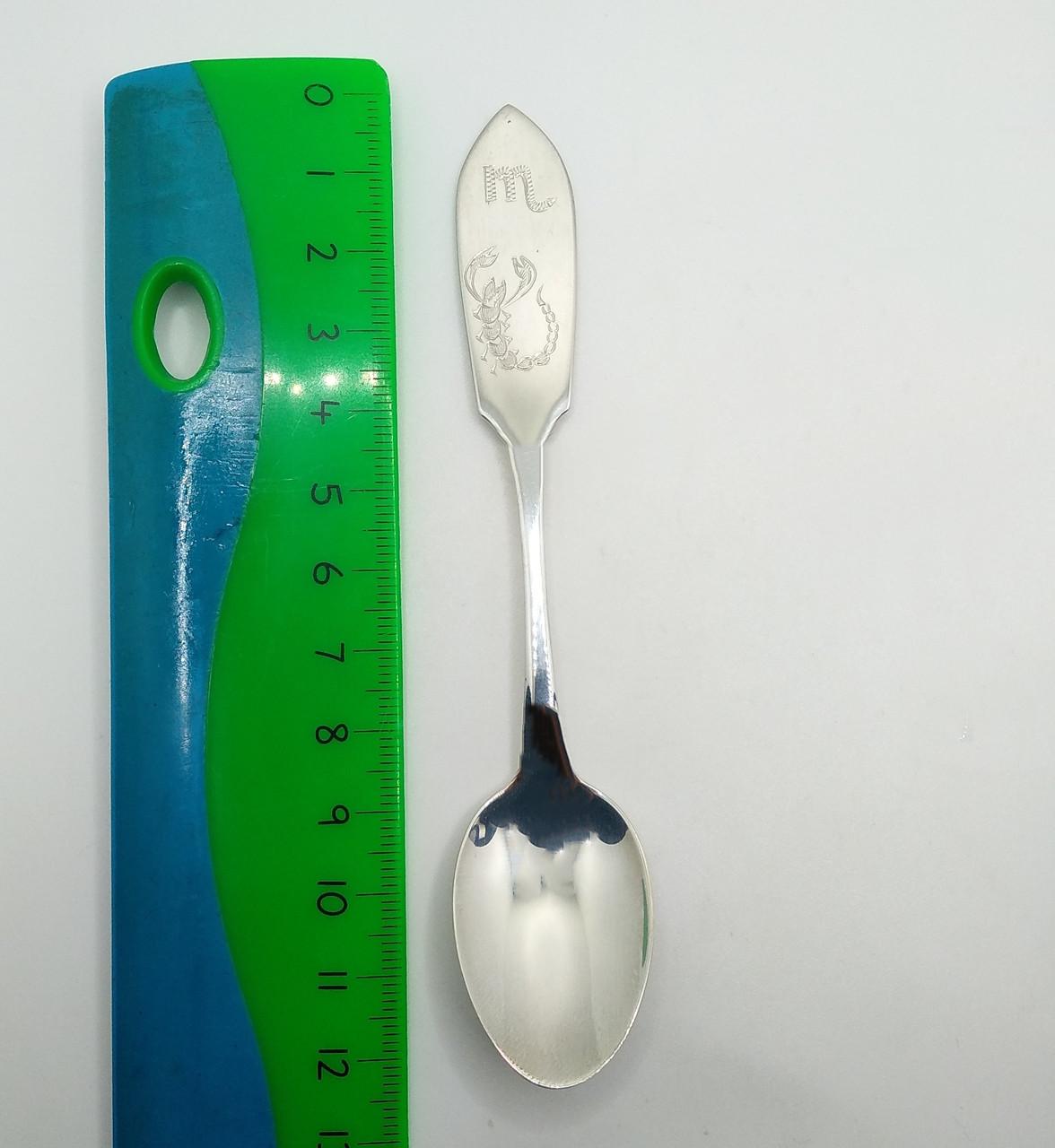 Ложка кавова срібло скорпіон 925° 15,70 г (12212090) - фото 2 Ложка кавова срібло скорпіон 925° 15,70 г (12212090) - фото 2