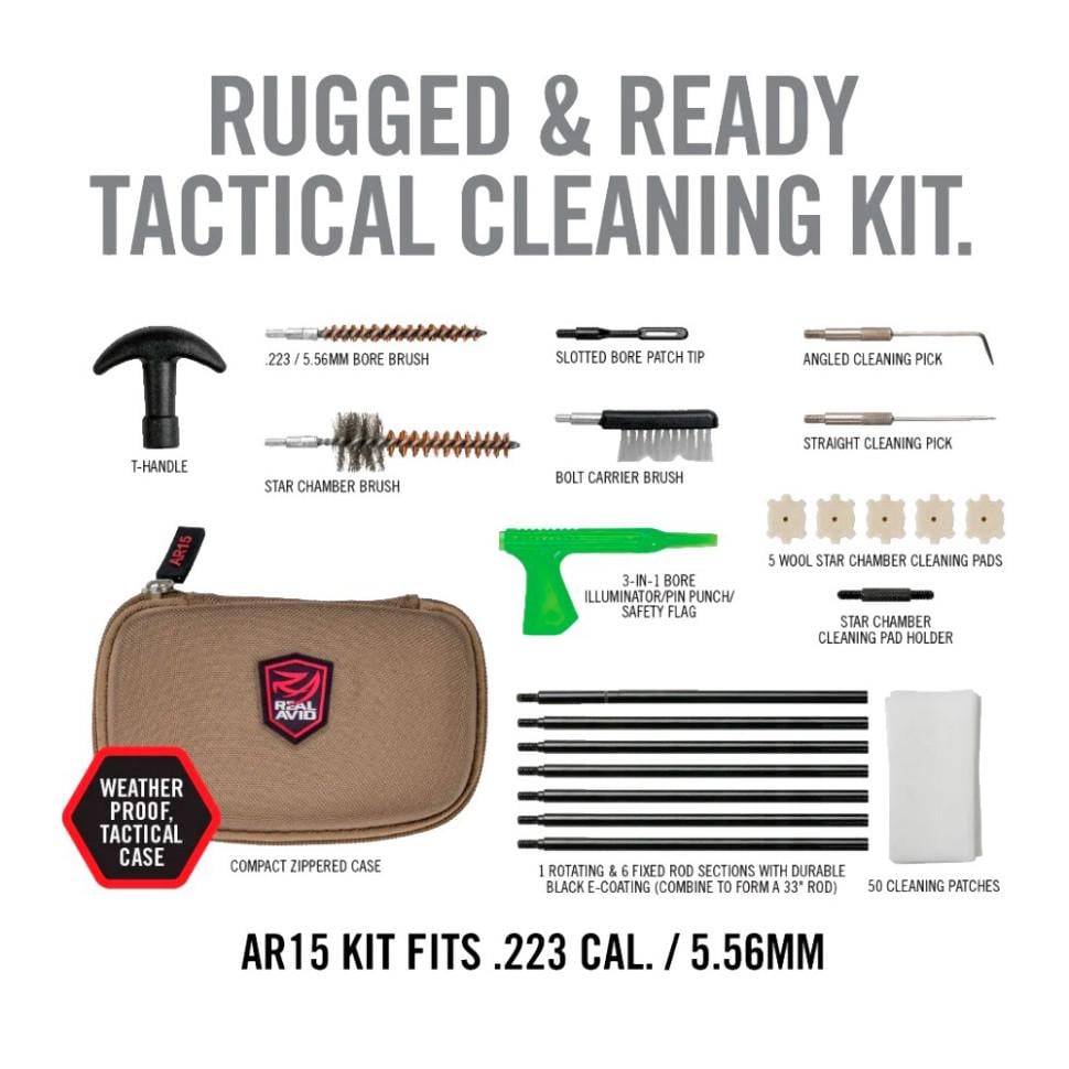 Набір для чищення Real Avid AR-15 Gun Cleaning Kit (11168588) - фото 2