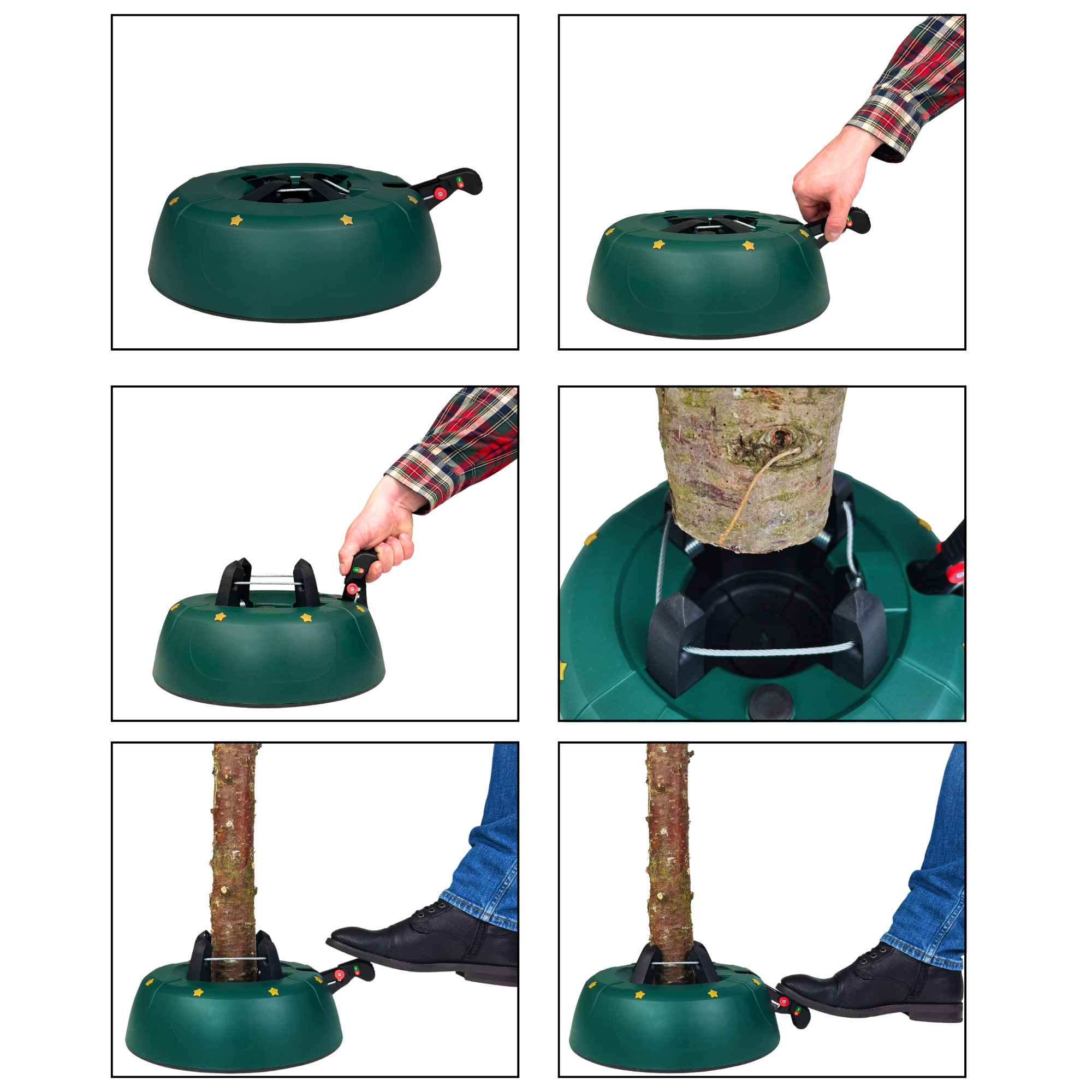 Підставка під ялинку Kamai START 2,5 до 2,5 м Зелений (1593040000011) - фото 4 Підставка під ялинку Kamai START 2,5 до 2,5 м Зелений (1593040000011) - фото 4