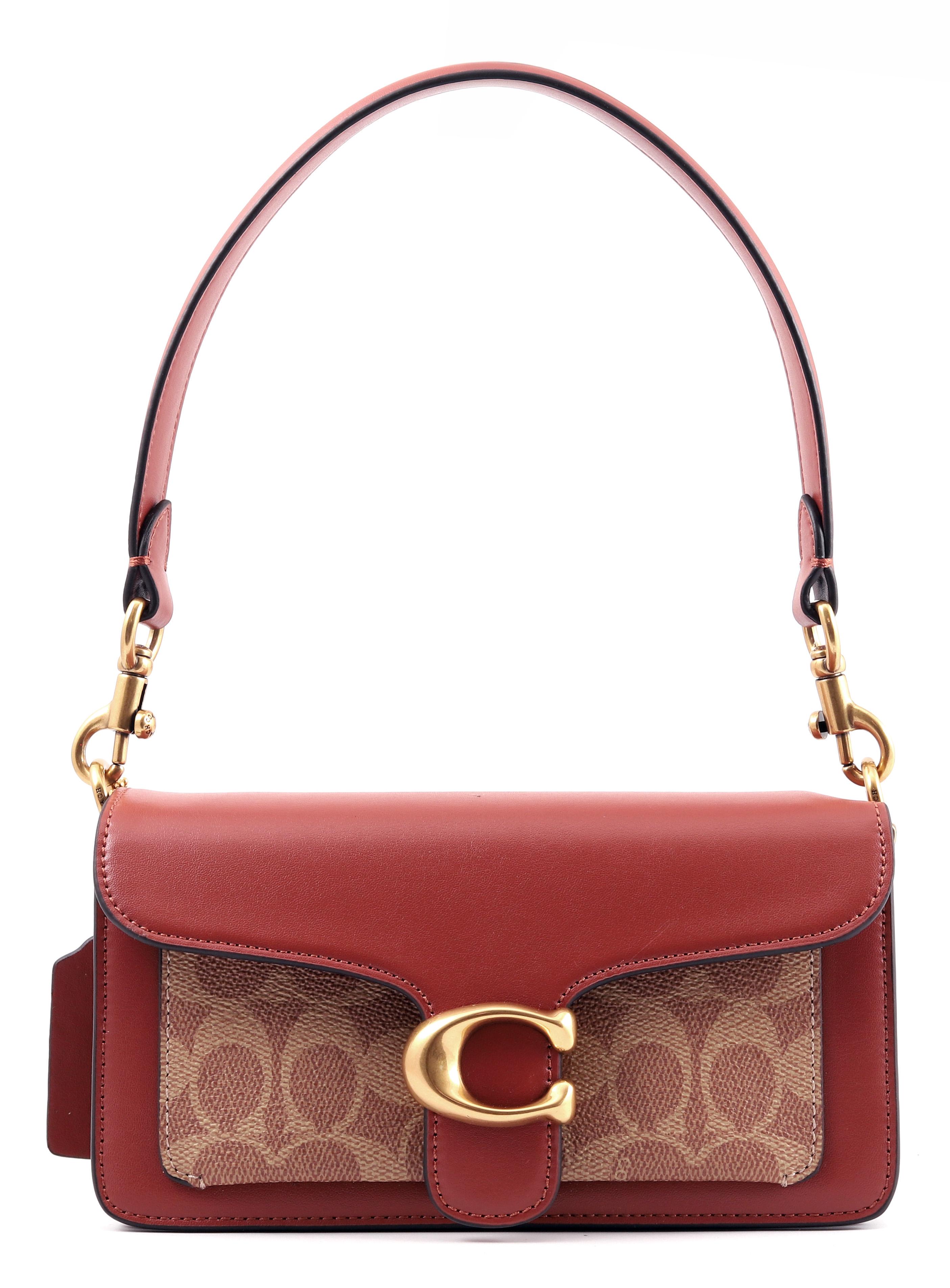 Сумка женская Coach Signature Monogram Mini Red - фото 1
