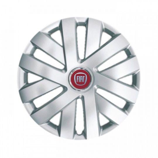 Автомобильные колпаки SKS 409 R16 с логотипом Fiat 4 шт. Серебристый