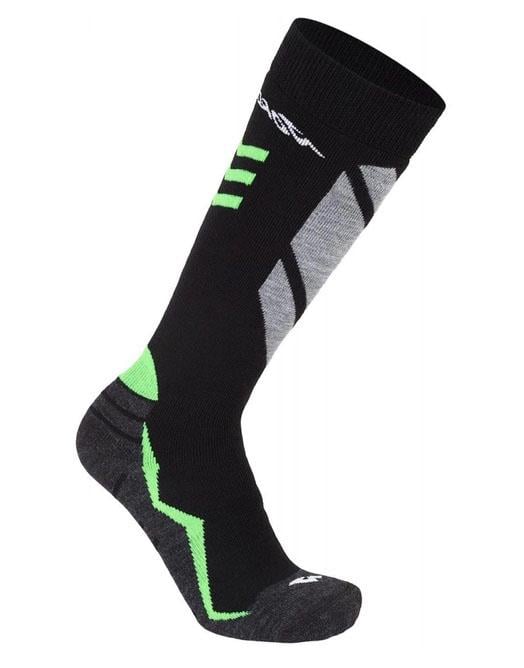 Носки горнолыжные Nordica Speed Machine SMU р. 43-46 Black/Green (13272-3001F99-46) - фото 2