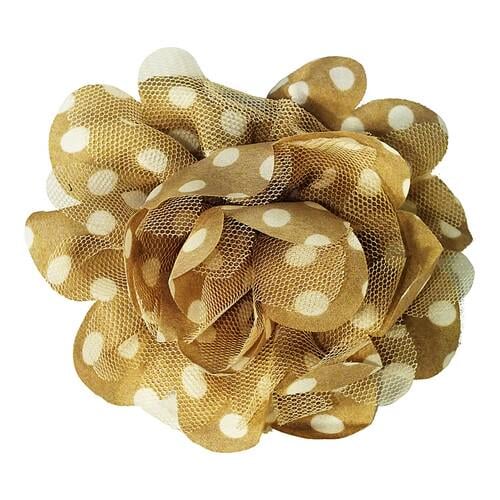 Брошь-заколка-резинка Seta Decor Сильвия 122-250BG-WT