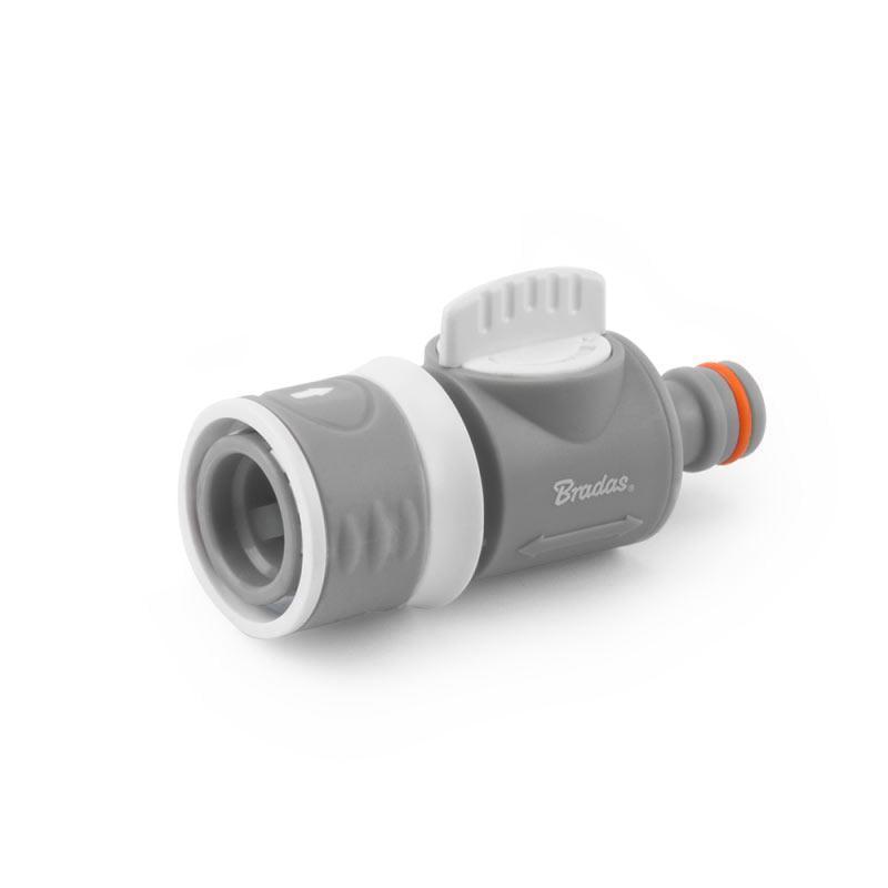 Конектор Bradas WL-2236 White Line з клапаном і ніпелем для швидкого з'єднання (46935) Конектор Bradas WL-2236 White Line з клапаном і ніпелем для швидкого з'єднання (46935)