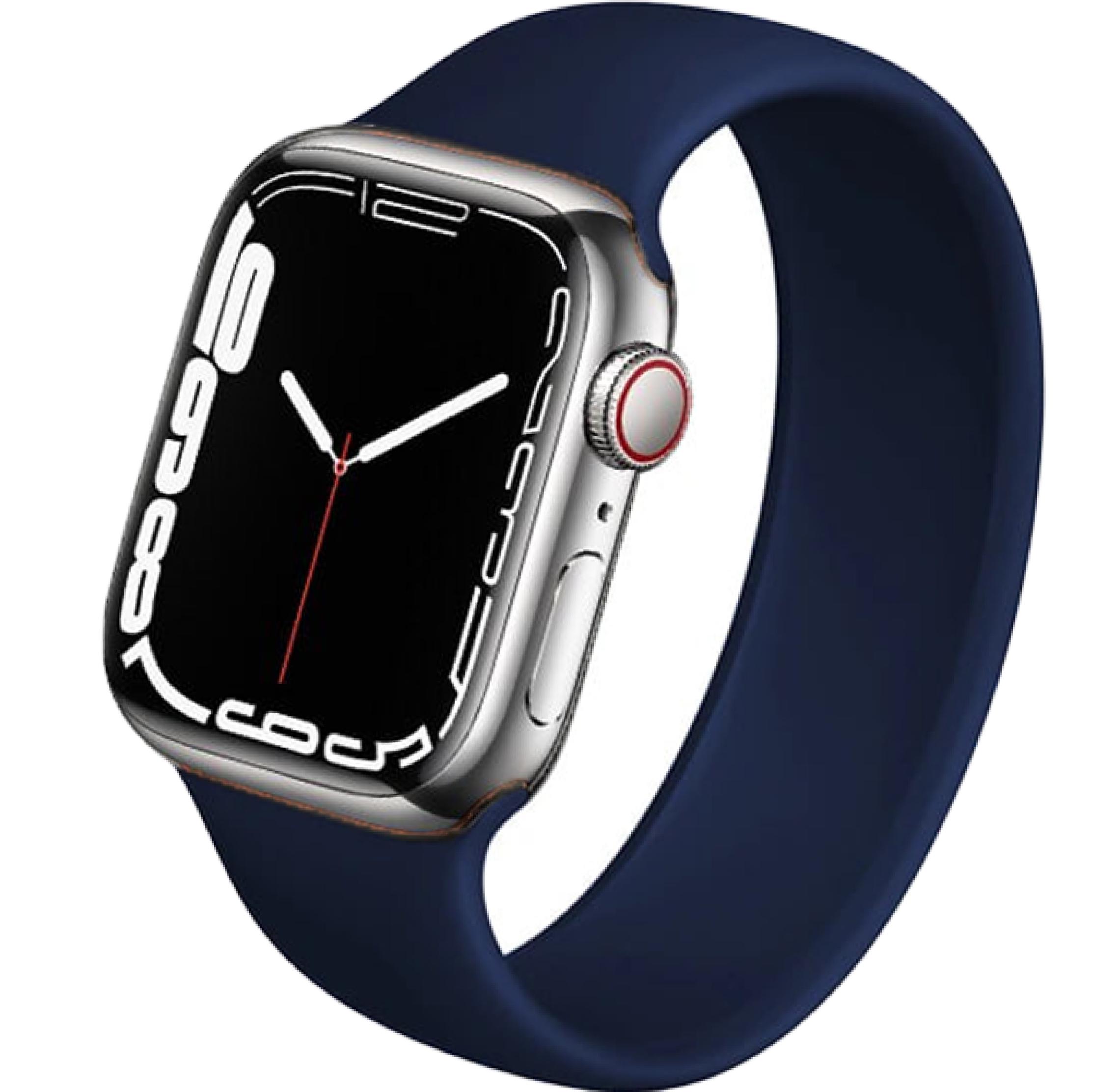 Ремінець силіконовий для Apple Watch 44 мм Navy (14096155)