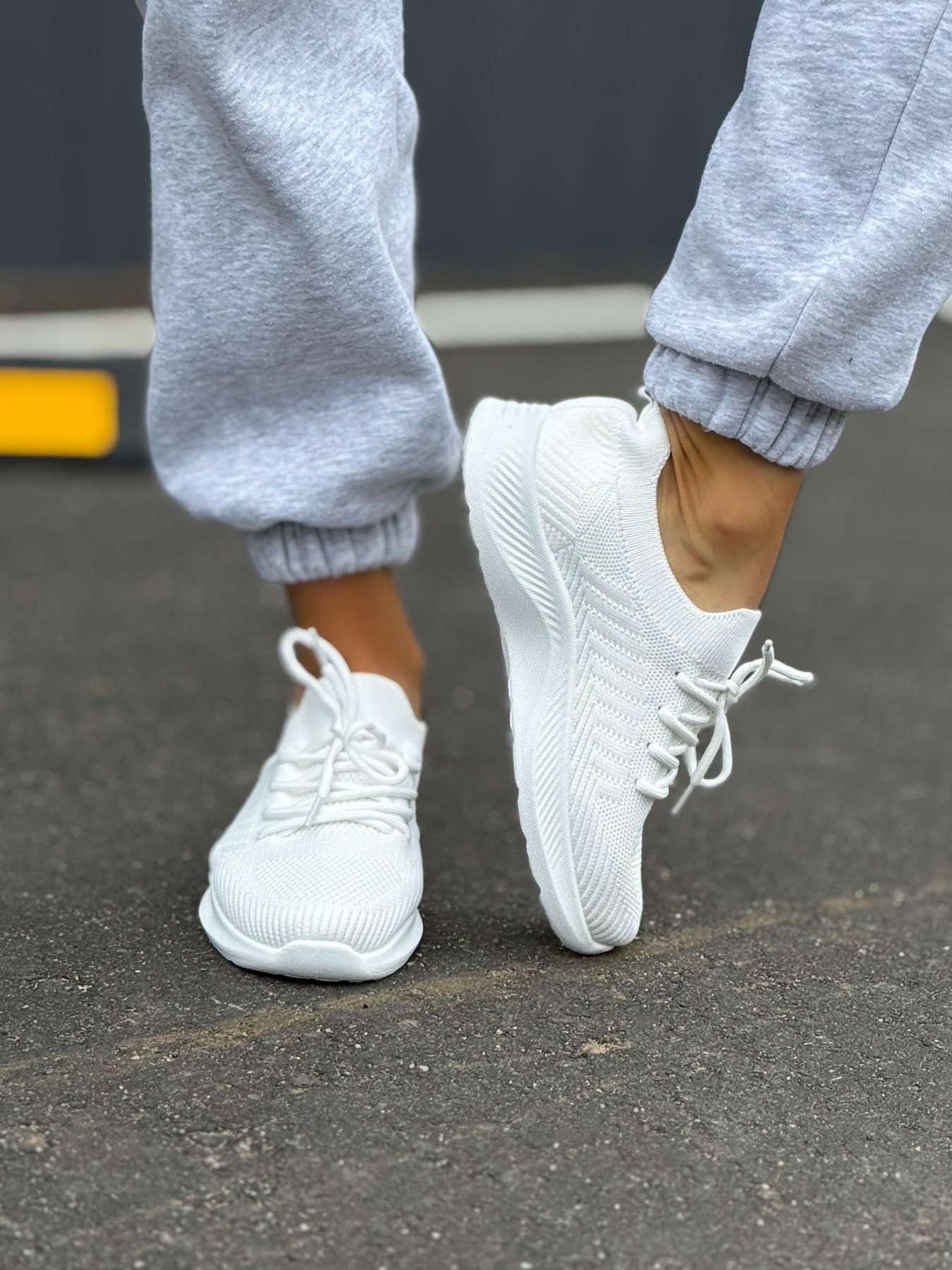 Кроссовки женские текстиль р. 36 Белый (4310646) - фото 7 Кроссовки женские текстиль р. 36 Белый (4310646) - фото 7