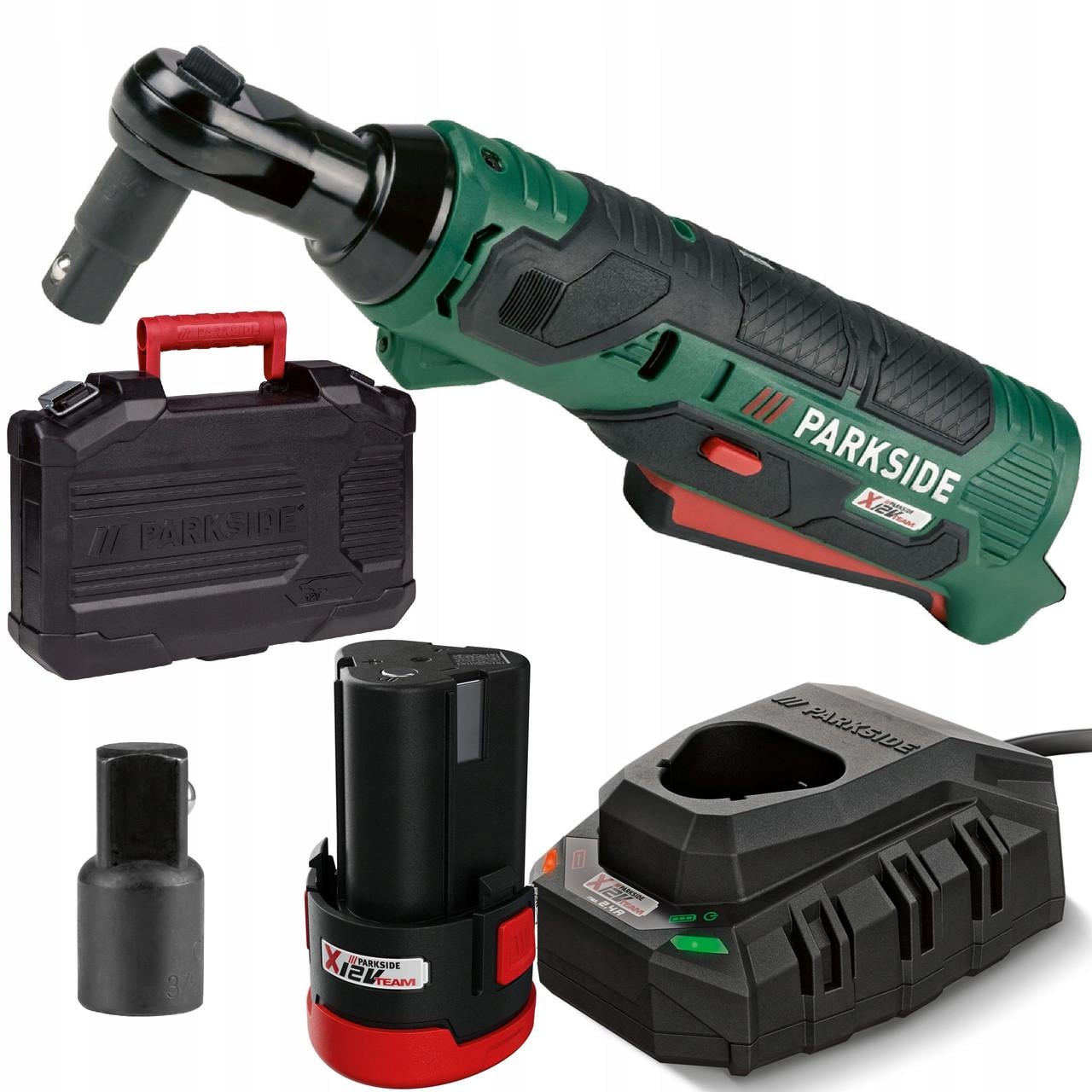 Гайковерт ударный аккумуляторный PARKSIDE PAR 12 B2 54 Нм 3/8" 12 В 2.0 Ач