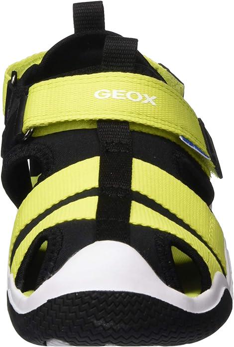 Сандалии с закрытым носком Geox Wader р. 32 Black Lime (15391705) - фото 5