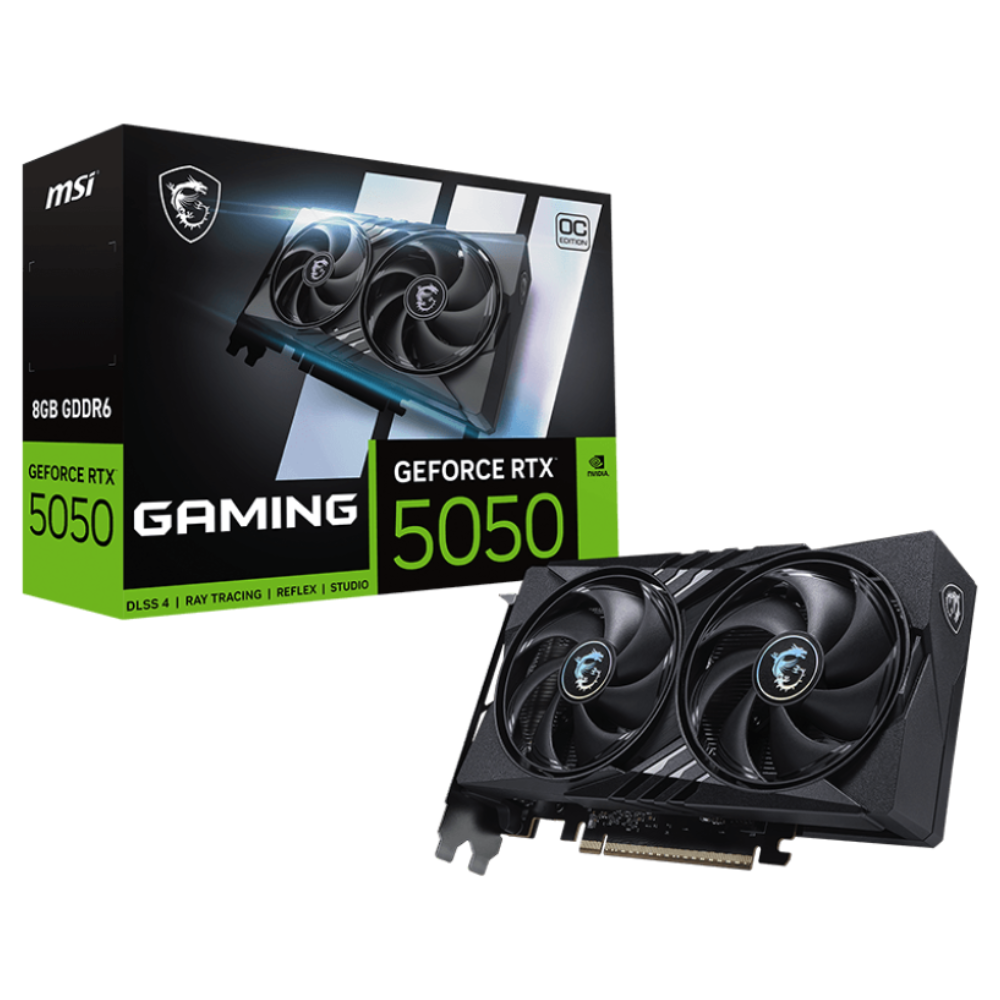 Відеокарта MSI NVIDIA GeForce RTX 5050 GAMING OC 8 Гб 20000 MHz Black - фото 4 Відеокарта MSI NVIDIA GeForce RTX 5050 GAMING OC 8 Гб 20000 MHz Black - фото 4