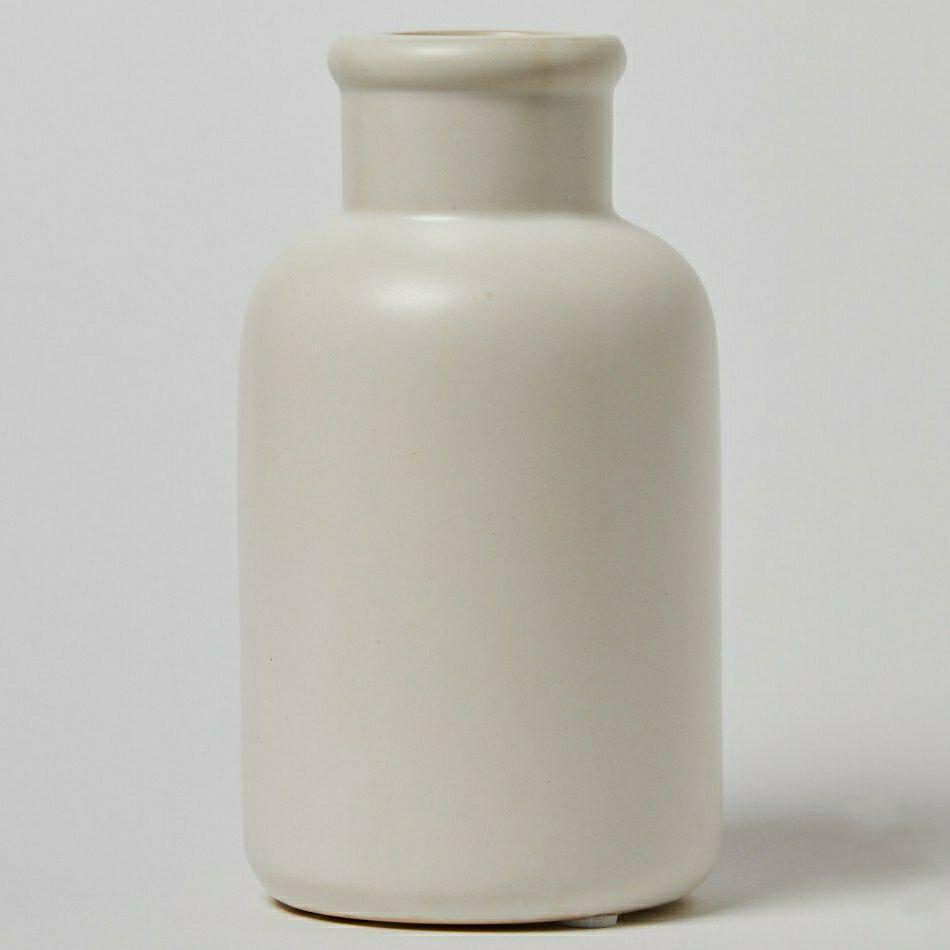 Ваза керамическая Decors Цилиндр 17-18 S Белый (DR001033)