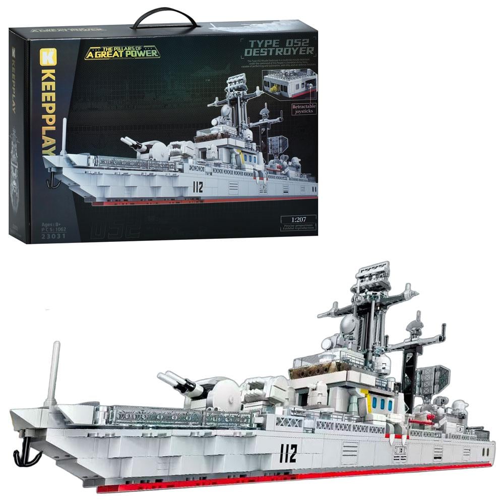 Конструктор Есмінець Type 052 1062 деталі Конструктор Есмінець Type 052 1062 деталі