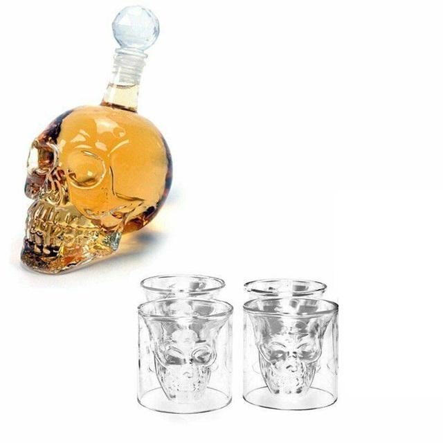 Набір для віскі череп 15039 5 пр. (5014702) Набір для віскі череп 15039 5 пр. (5014702)