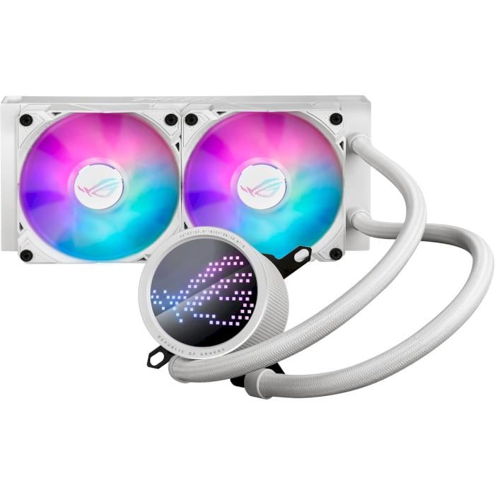 Система водяного охлаждения ASUS ROG Ryuo III 240 4-pin 2-fans 240 мм ARGB Anime Matrix White (90RC00J2-M0UAY0)