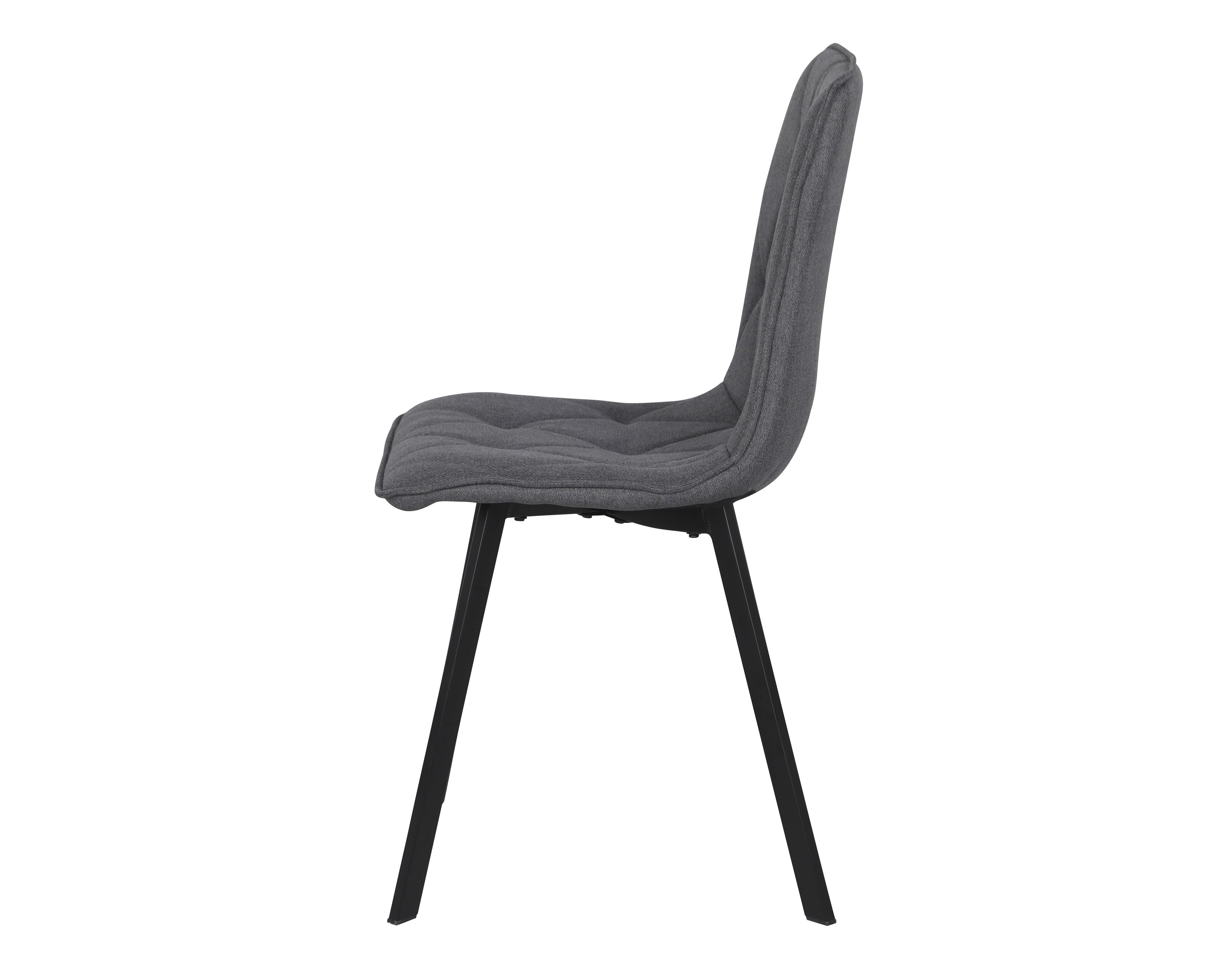 Стул кухонный Intarsio COREY TEX Черный/Серый (20316612) - фото 4 Стул кухонный Intarsio COREY TEX Черный/Серый (20316612) - фото 4