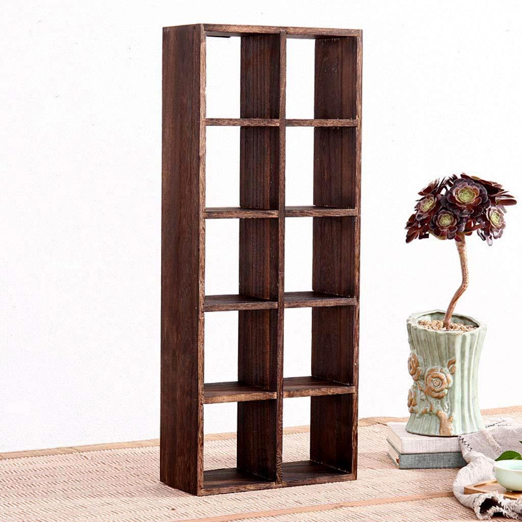 Полка настенная из дерева Антилия вертикаль Мокко (НСП-207510)