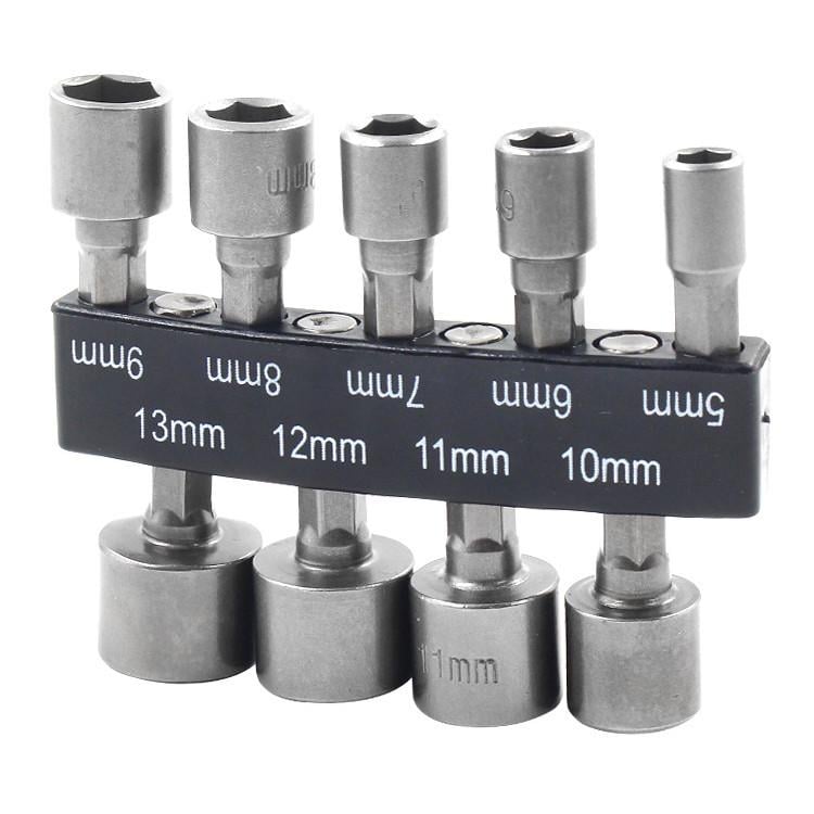 Набор торцевых головок для шуруповерта RIAS 1/4" 5-13 мм 9 шт. (3_06458) Набор торцевых головок для шуруповерта RIAS 1/4" 5-13 мм 9 шт. (3_06458)