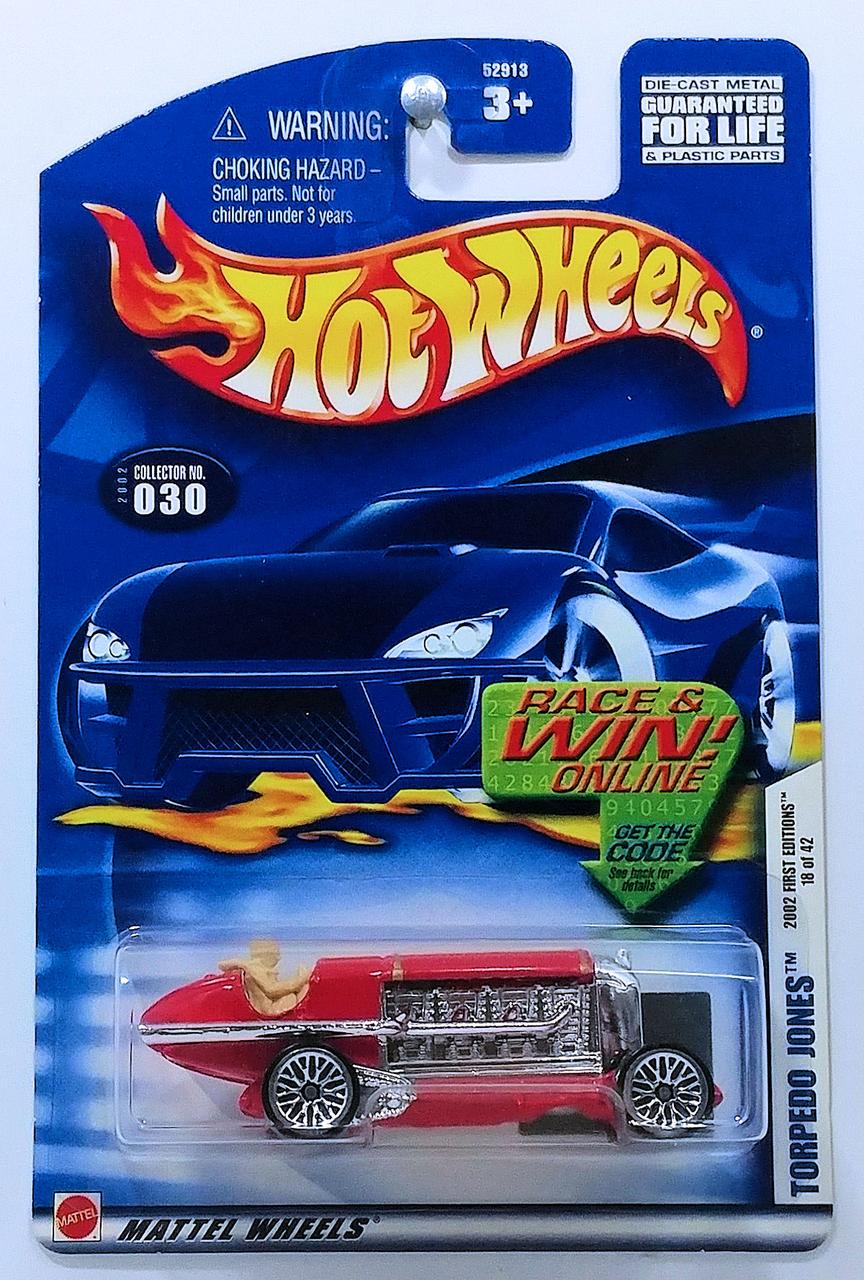 Игрушечная машинка Hot Wheels Torpedo Jones 1910 Fiat S76 2002 First Editions №030 (52913)