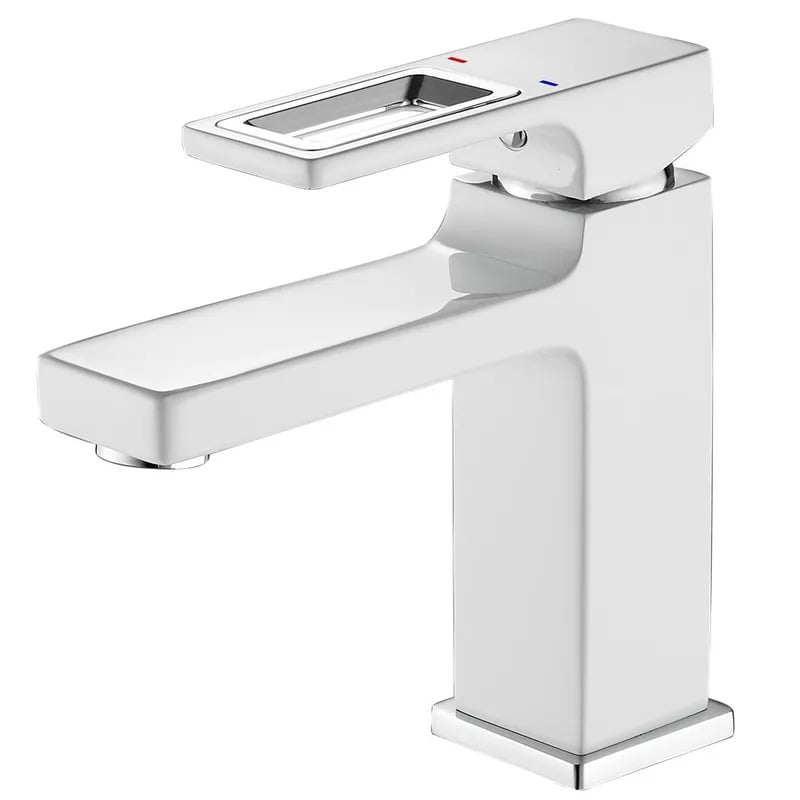 Змішувач для умивальника MIXXUS Premium DANTE 001 Nut White/Chrome (MI6792)