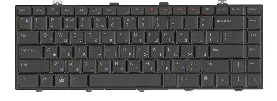 Клавиатура для ноутбука Dell Studio 1569 с подсветкой клавиш матовая (20115)