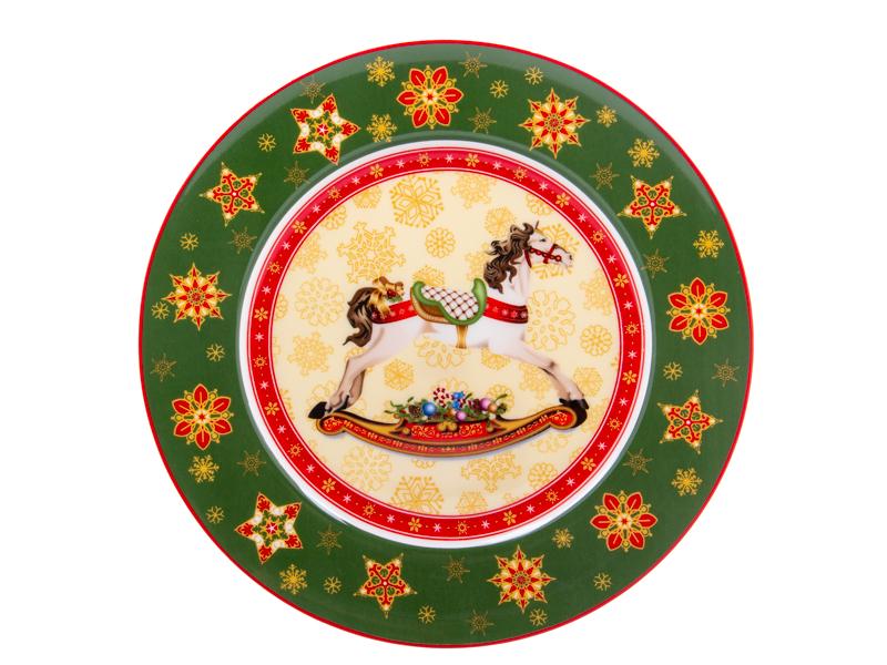 Тарелка Lefard Christmas Collection 986-141 фарфоровая 21 см