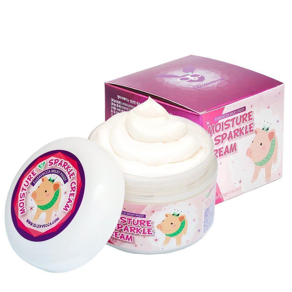 Крем увлажняющий с эффектом сияния Elizavecca Milky Piggy Moisture Sparkle Cream 100 мл