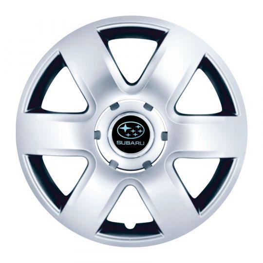 Автомобільні ковпаки SKS 337 R15 з логотипом Subaru 4 шт. Сріблястий