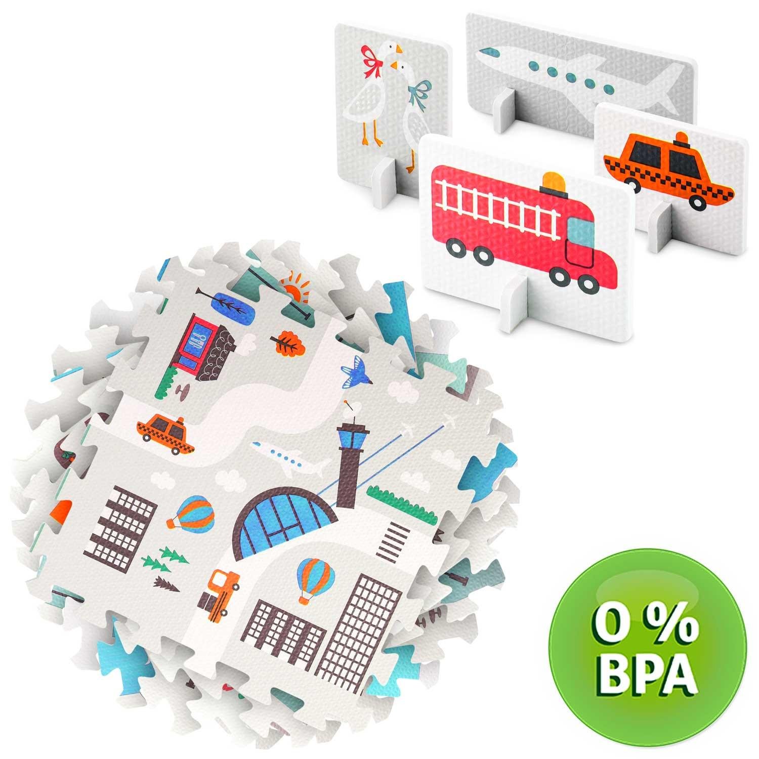 Килимок-пазл з фігурками Nukido 120x120 см - фото 10 Килимок-пазл з фігурками Nukido 120x120 см - фото 10