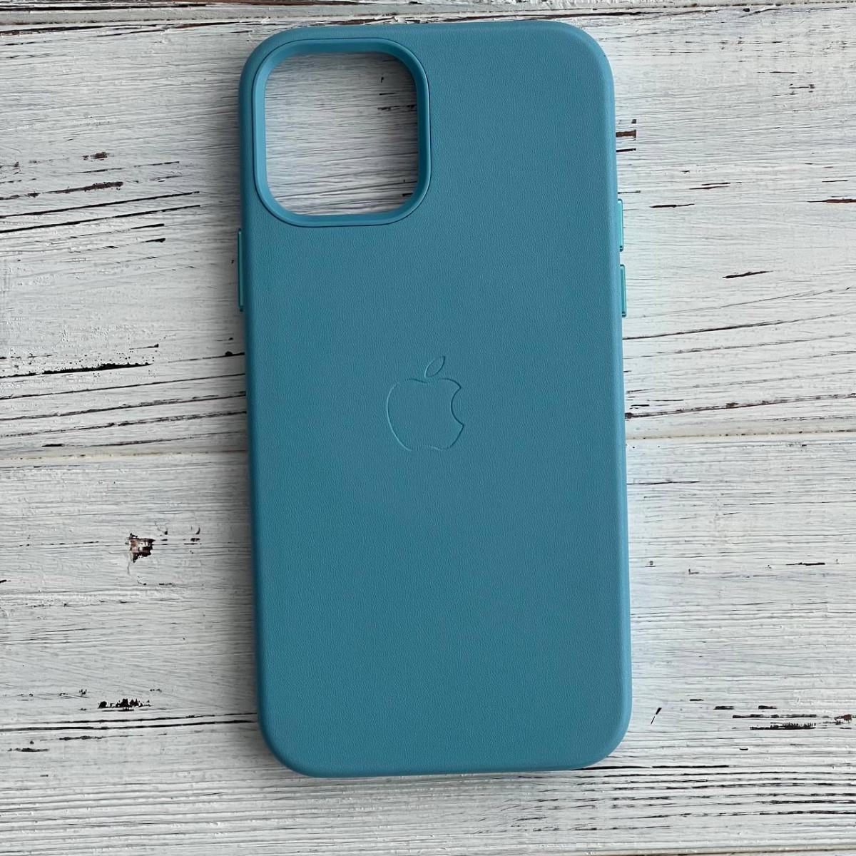 Кожаный Чехол Накладка Leather Case Для IPhone 13 Blue