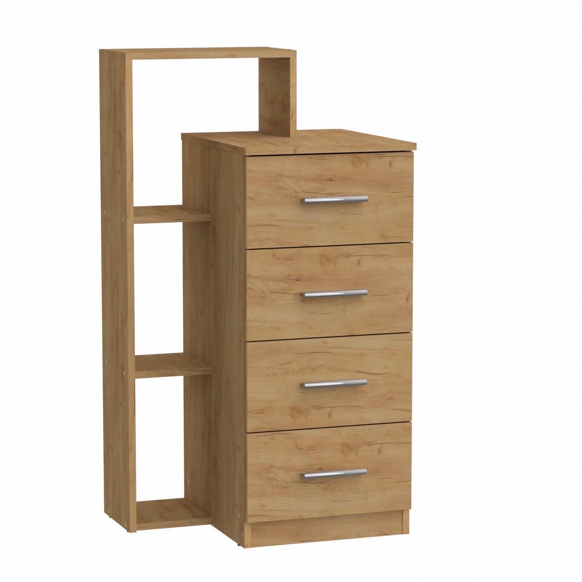 Комод Компанит с ящиками и полками Дуб крафт золотой (26969704) - фото 1 Комод Компанит с ящиками и полками Дуб крафт золотой (26969704) - фото 1