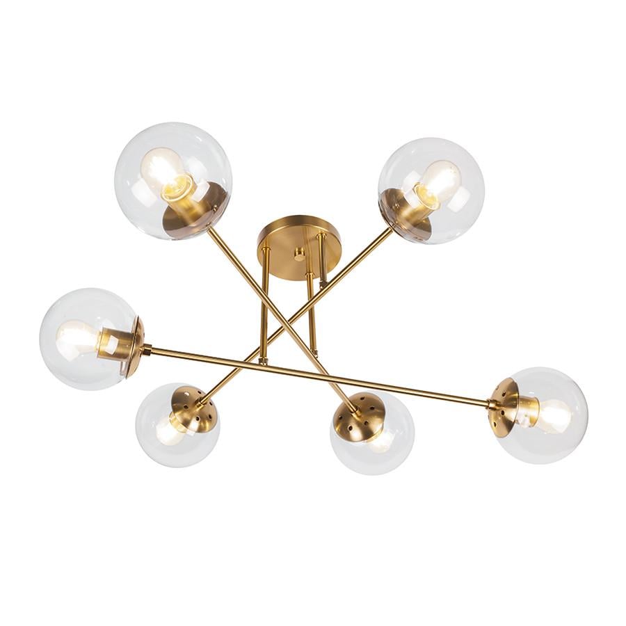 Люстра 7529804-6 BRZ+CL Бронзовий/Прозорий (LVS4927) - фото 2