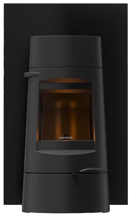 Печь чугунная Invicta ARATOS PLUG IN на пеллеты/дрова 7 кВт Антрацит