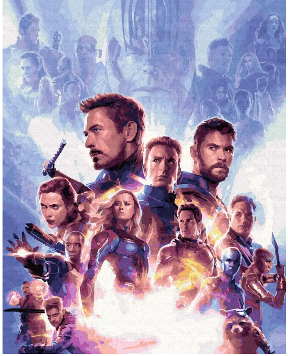 Картина по номерам Герои Марвел 40х50 (GX41783)