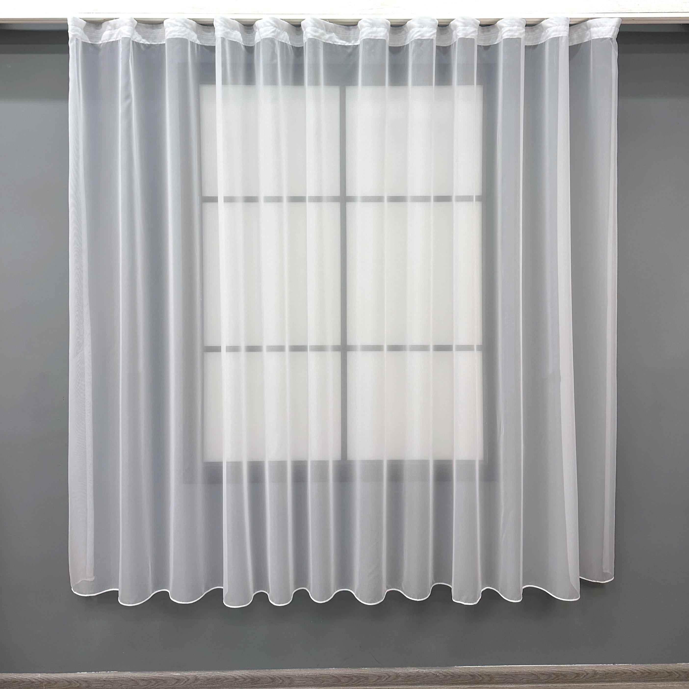 Тюль VR-Textil 1547т шифон вуаль 300х170 см Белый (42-0501)