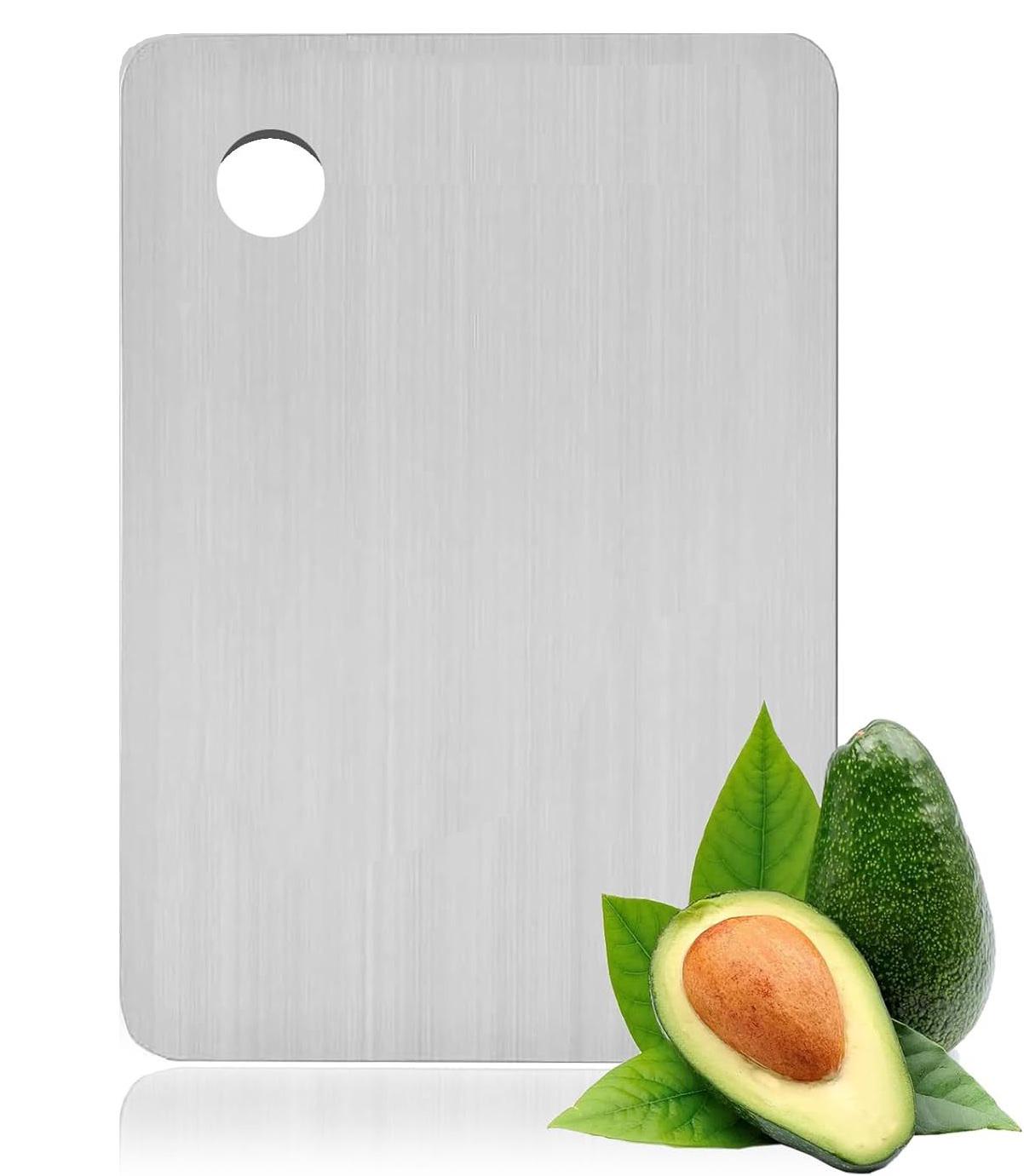 Доска из нержавеющей стали 25х15 см Серый (R9412) - фото 6 Доска из нержавеющей стали 25х15 см Серый (R9412) - фото 6