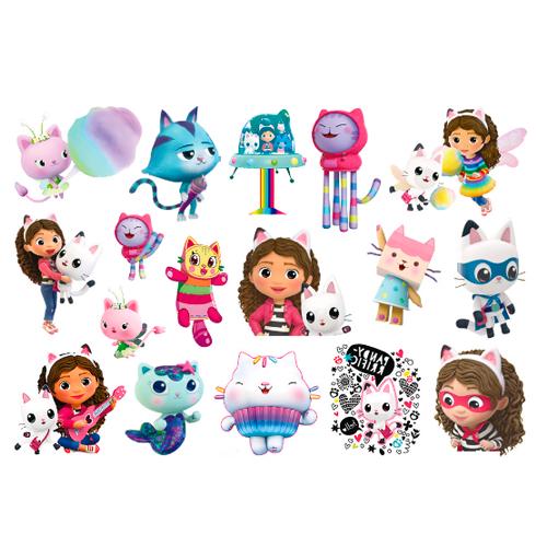 Дитячі татуювання Gabby's Dollhouse Tattoo Set (3793-5)