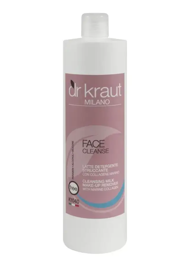 Очищающее молочко-ремувер с морским коллагеном для лица Dr.Kraut Cleansing milk make-up remover 500 мл