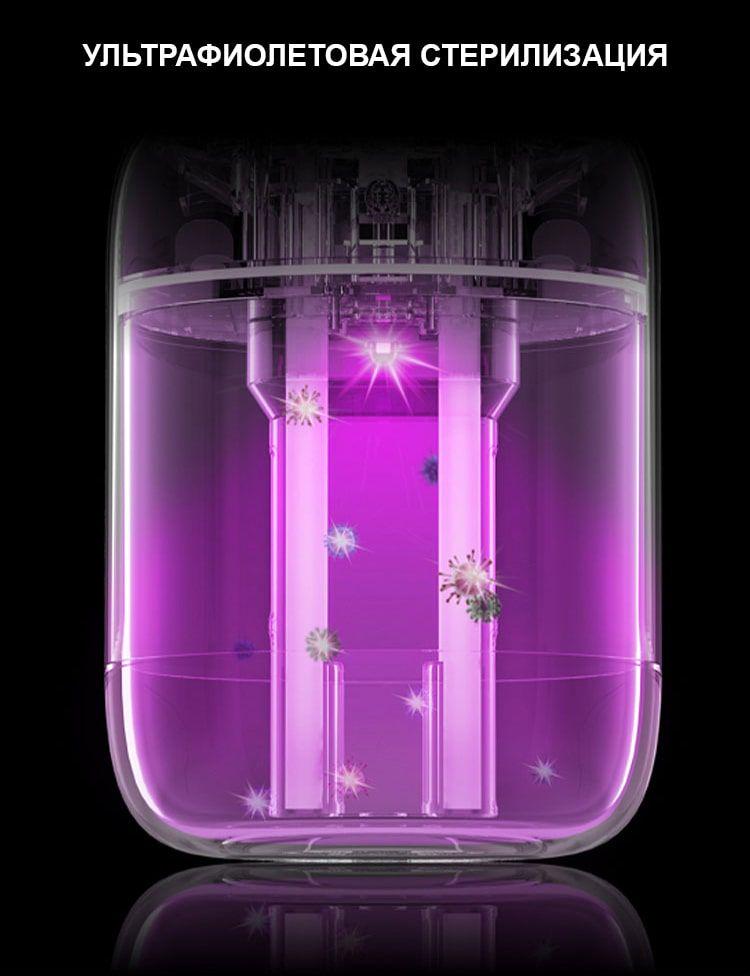 Увлажнитель воздуха ультразвуковой Alto-101 с ультрафиолетовой бактерицидной лампой Зеленый (M09) - фото 3 Увлажнитель воздуха ультразвуковой Alto-101 с ультрафиолетовой бактерицидной лампой Зеленый (M09) - фото 3