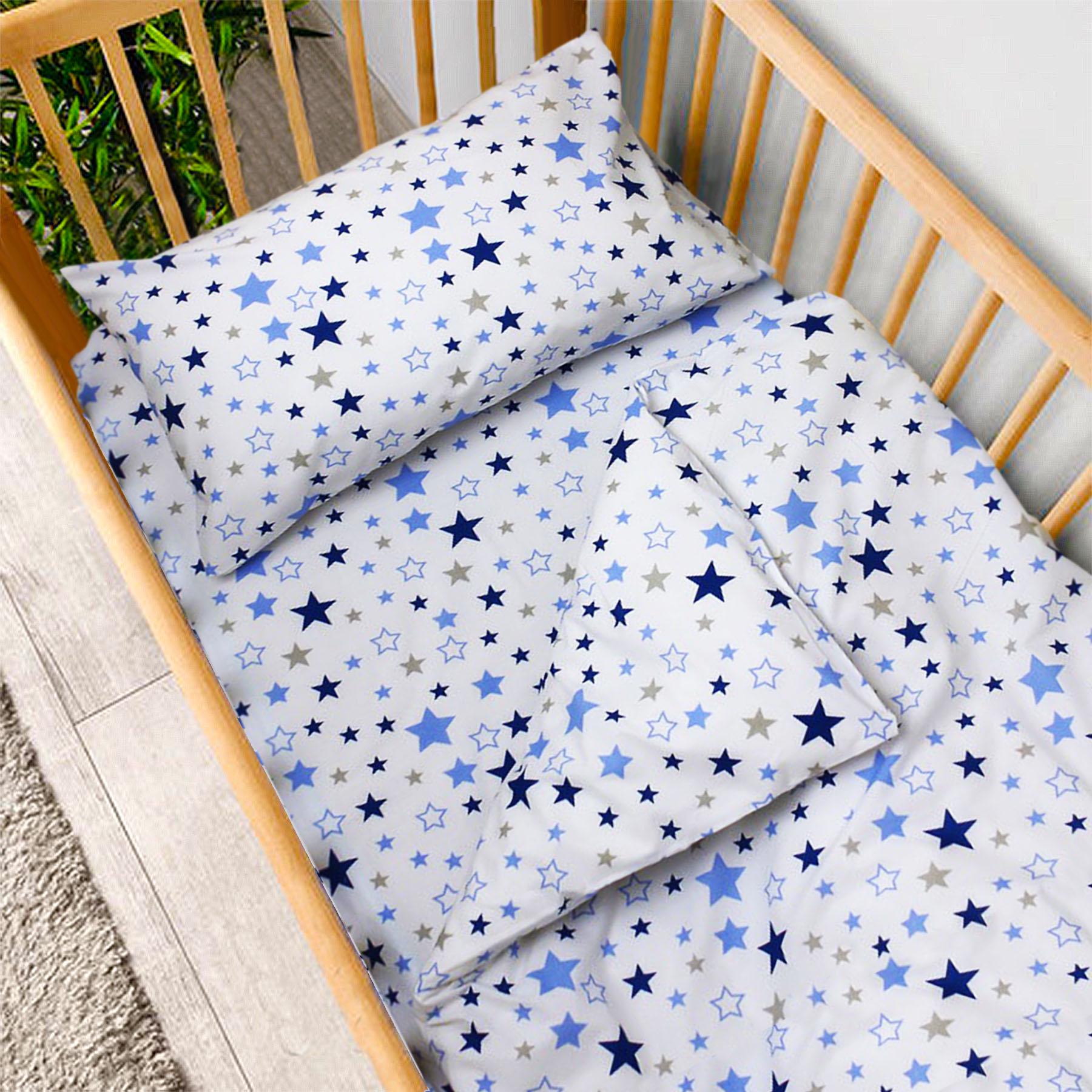 Комплект постельного белья Zastelli 365 беби бязь 110х140 см Голубой