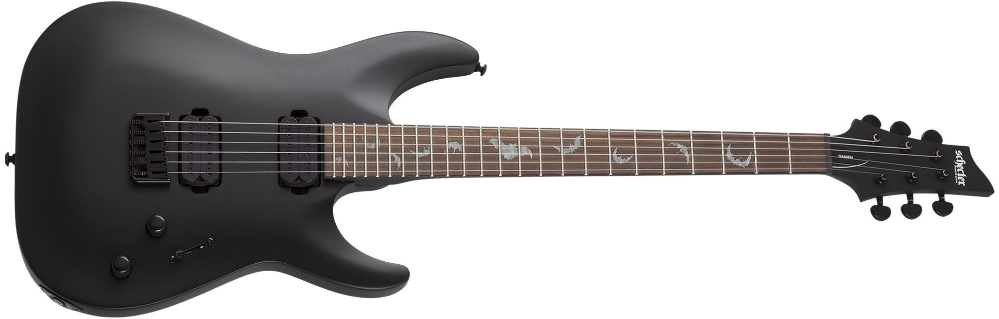 Электрогитара Schecter Damien-6 SBK - фото 10
