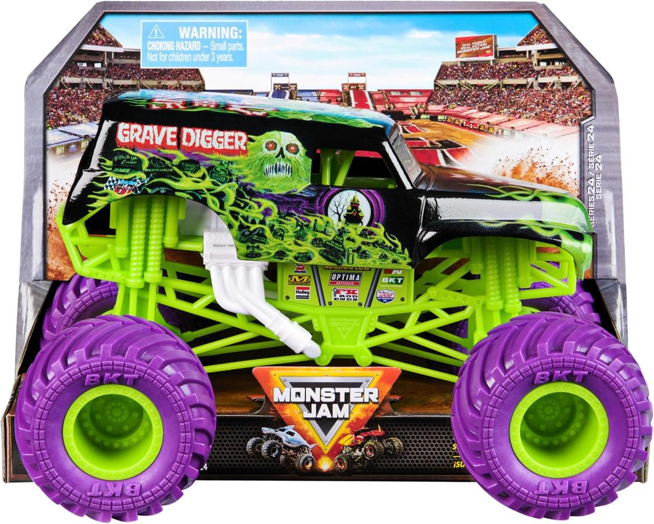 Модель коллекционная официальная монстр-трак Spin Master Monster Jam Grave Digger 1:24 (6074256)