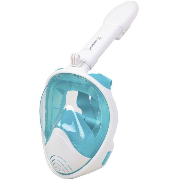 Маска для снорклінгу повнолицьова Marlin SEA S/M White/Aqua
