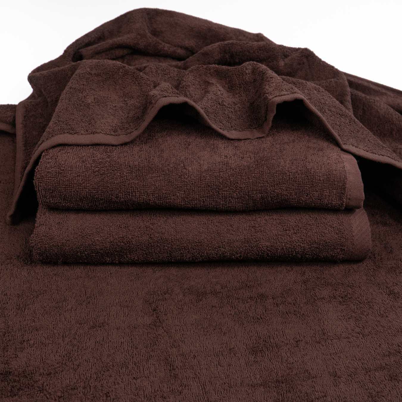 Набір рушників махрових GM Textile 50х90 см/70х140 см 2 шт. Коричневий (400k140i90-brown) - фото 5