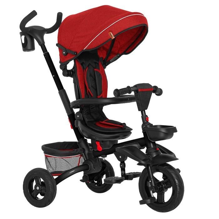 Велосипед-коляска трехколесный складной TILLY FLIP T-390 с родительской ручкой Красный (1427626505) Велосипед-коляска трехколесный складной TILLY FLIP T-390 с родительской ручкой Красный (1427626505)