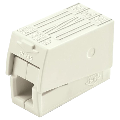 Клемма соединительная Wago 224-112 для подключения осветительных приборов 1,0–2,5 мм² 24 А без пасты (639011)