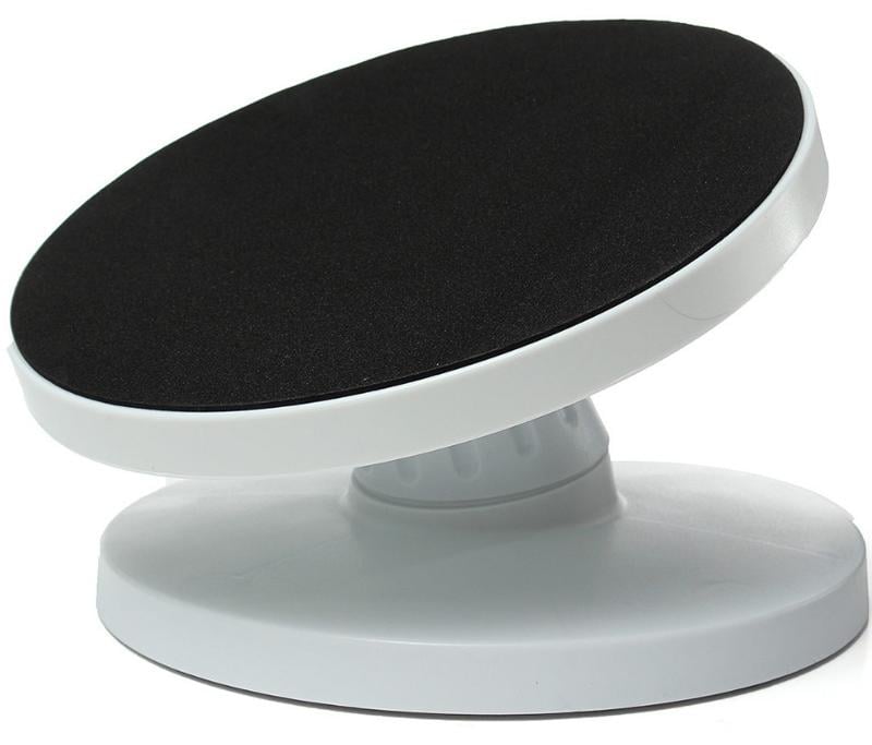 Поворотный стенд Empire Ø 28х15 см с изменяющимся наклоном для декорации торта (EM-8991)